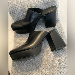 Zara Black Platform Shoes